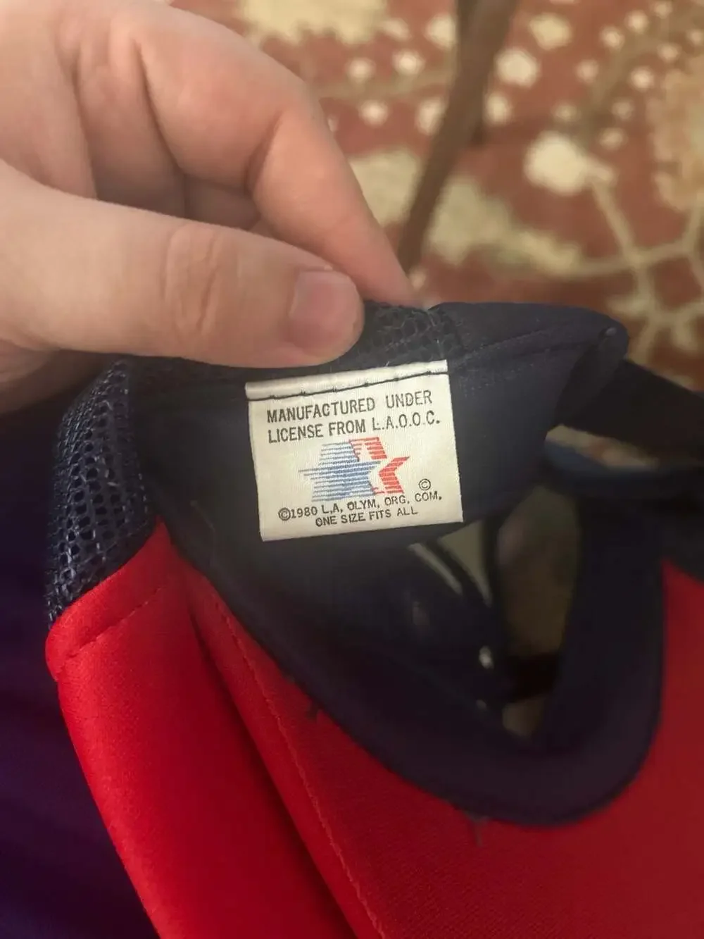 Vintage 1984 Los Angeles Olympics Star in Motion Mesh Trucker Snapback Hat - Picture 2 of 2